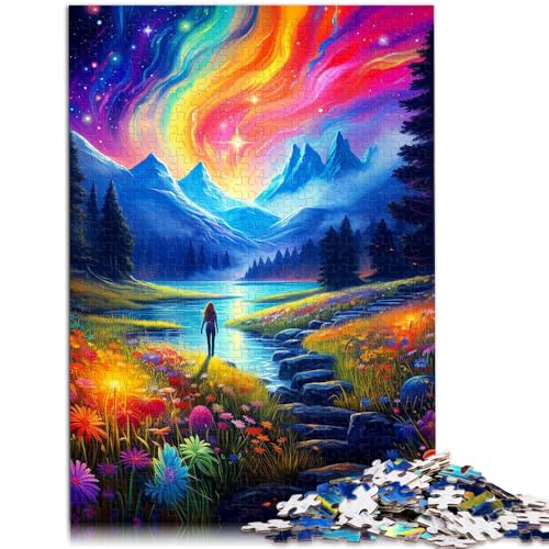 Puzzle für Erwachsene „Berge, die den Himmel berühren“, 1000-teiliges Puzzle für Erwachsene, 50 x 75 cm, Holzpuzzle für Erwachsene und Kinder ab 14 Jahren von BBVNFLIR