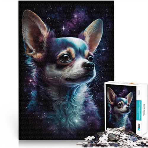 Puzzle für Erwachsene Husky-Tier-Puzzles für Erwachsene 1000 Puzzle-Spielzeug 50x75cm Holzpuzzle geeignet für Erwachsene pädagogische Herausforderung von BBVNFLIR