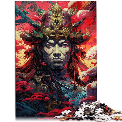 Puzzle für Erwachsene und Kinder, Japanisches Sakura-Samurai-Puzzle, 1000 Teile für Erwachsene, 50 x 75 cm, Holzpuzzle für Erwachsene und Kinder ab 14 Jahren von BBVNFLIR