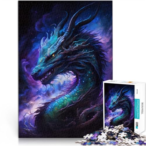 Puzzle für Horrorkunst, 1000 Teile, Puzzle für Erwachsene, Geschenke, 50 x 75 cm, Holzpuzzle, geeignet für Erwachsene, entspannendes geistiges Lernspielzeug von BBVNFLIR