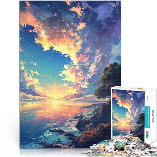 Puzzlelandschaft eines der schönsten Puzzles für Erwachsene, 1000 Teile, 50 x 75 cm, Holzpuzzle für Erwachsene und Kinder ab 14 Jahren, zur Heimdekoration von BBVNFLIR