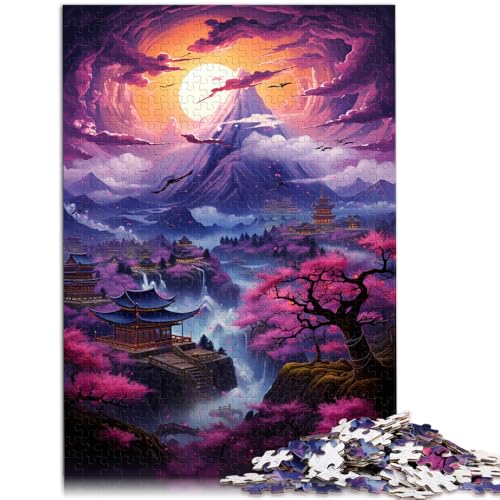 Puzzles für Kunst und Landschaften im japanischen Stil. Puzzles für Erwachsene 1000 Puzzle-Spielzeuge 50 x 75 cm. für Erwachsene und Kinder ab 14 Jahren. Spiele, Spielzeug, Geschenk von BBVNFLIR