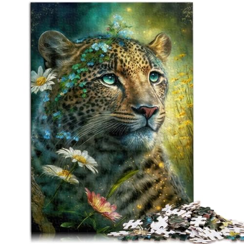 Spielzeug Puzzle Lernspiele Atemberaubende Leoparden-Puzzles 1000 Teile 50x75cm Holzpuzzle für Erwachsene und Kinder ab 14 Jahren Tolles Geschenk für Erwachsene und Kinder von BBVNFLIR