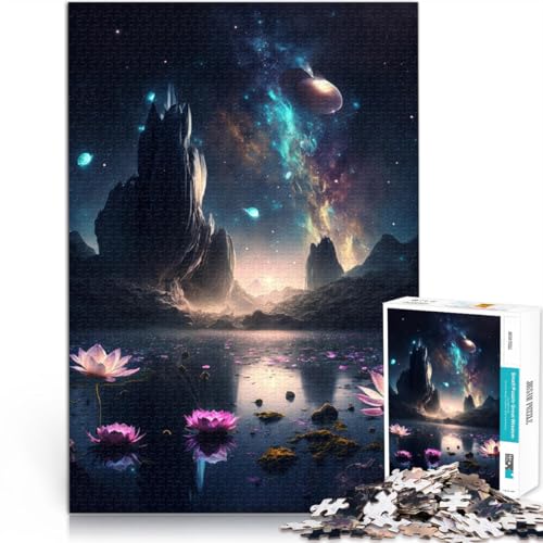 Spielzeug Puzzle Lernspiele Grünes Monster Puzzle 1000 Teile 50x75cm Holzpuzzle Geeignet für Erwachsene und Jugendliche ab 14 Jahren LernpuzzleFamilienspiel von BBVNFLIR