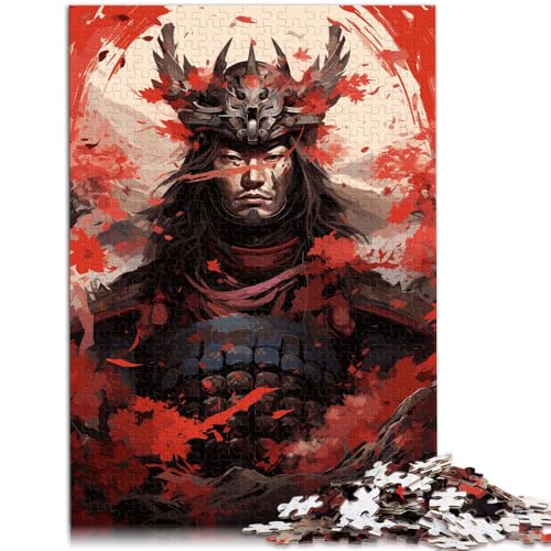 Spielzeug Puzzle Lernspiele Japanischer Samurai-Mann 1000-teiliges Puzzle für Erwachsene 50x75cm Holzpuzzle Geeignet für Erwachsene und Kinder ab 14 Jahren von BBVNFLIR