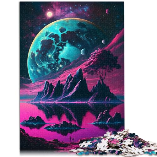 Spielzeug Puzzle Lernspiele Leak and Planet 1000-teiliges Puzzle für Erwachsene und Kinder 50 x 75 cm Holzpuzzle für Erwachsene und Kinder ab 14 Jahren Familienaktivität von BBVNFLIR