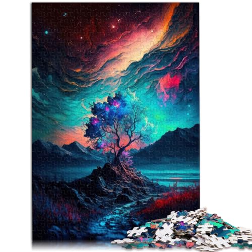 Spielzeug Puzzle Lernspiele Magische Landschaft für Erwachsene 1000-teiliges Puzzle 50x75cm Holzpuzzle für Erwachsene und Jugendliche ab 14 Jahren Familienaktivität von BBVNFLIR