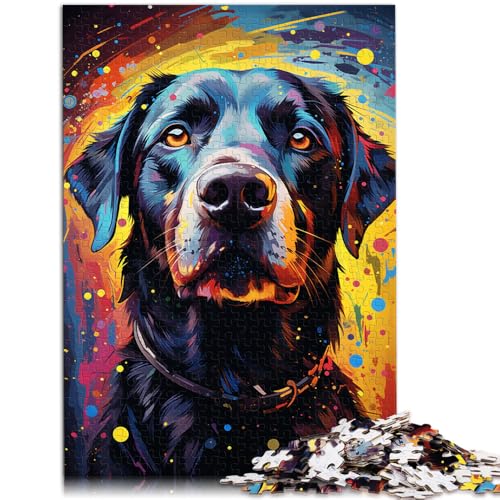 Spielzeug Puzzle Lernspiele Malen Farbe Sternenhimmel Hund Puzzles für Erwachsene 1000 Teile 50x75cm Holzpuzzle für Erwachsene Teenager LernpuzzleFamilienspiel von BBVNFLIR