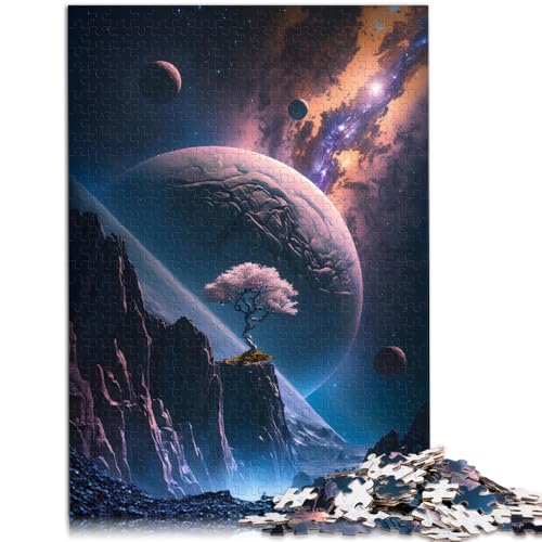 Spielzeug Puzzle Lernspiele Sacred Galaxy Tree Valley 1000-teiliges Puzzle 50x75cm Holzpuzzle für Erwachsene und Kinder ab 14 Jahren Spielspielzeug für Erwachsene von BBVNFLIR