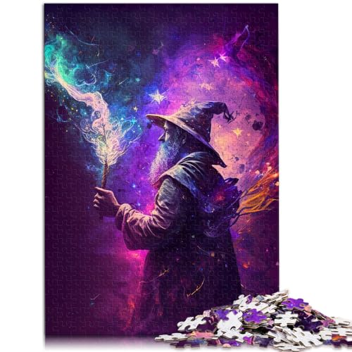 Spielzeug Puzzles Lernspiele Magier der Kunst 1000-teiliges Puzzle für Erwachsene 50x75cm Holzpuzzles für Erwachsene und Kinder als Geschenk für die ganze Familie von BBVNFLIR