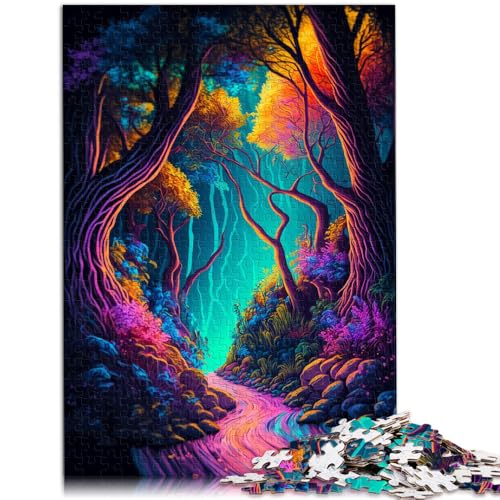 Spielzeug Puzzles Lernspiele Magischer Wald Puzzle 1000 Teile für Erwachsene 50x75cm Holzpuzzle für Erwachsene Kinder ab 14 Jahren für Erwachsene Puzzle Geschenke von BBVNFLIR