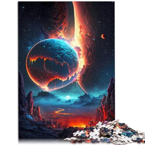 Teenager-Puzzle „Lava Planet Cosmos“ Puzzle für Erwachsene, 1000 Teile, 50 x 75 cm, Holzpuzzle für Erwachsene und Kinder ab 14 Jahren, tolle Geschenke und Spielzeuge von BBVNFLIR