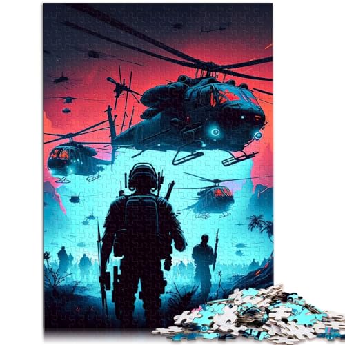 für Erwachsene Puzzle Hubschrauber Puzzles für Erwachsene 1000 Puzzles 50x75cm Holzpuzzle Geeignet für Erwachsene und Kinder ab 14 Jahren Spielzeug Wanddekoration von BBVNFLIR