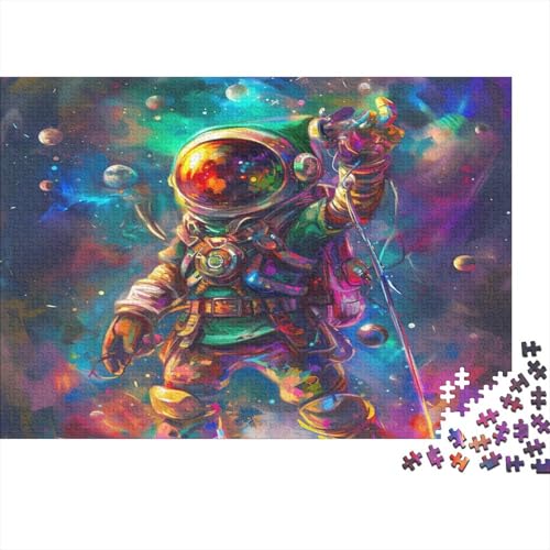 Astronaut Puzzle mit 1000 Teilen für Erwachsene, unmögliches Geschicklichkeitsspiel für die ganze Familie, anspruchsvolle Puzzlespiele, tolles Geschenk für Erwachsene, 1000 Stück (75 x 50 cm) von BBYXKAZKA