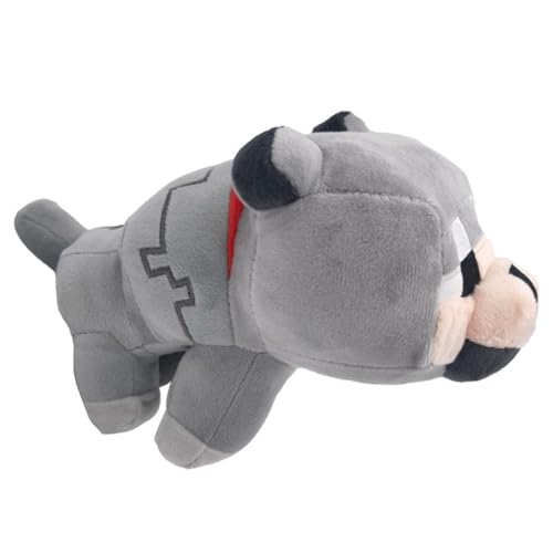 23 cm Cartoon Wolf Plüschtier,Stuffed Wolf Plüschtier Puppe,Weiche Wolf Plüschspielzeug,Cute Wolf Plush Toy,Für Kinder Geburtstag Geschenke Und Fansammlungen von BCEDIGAD