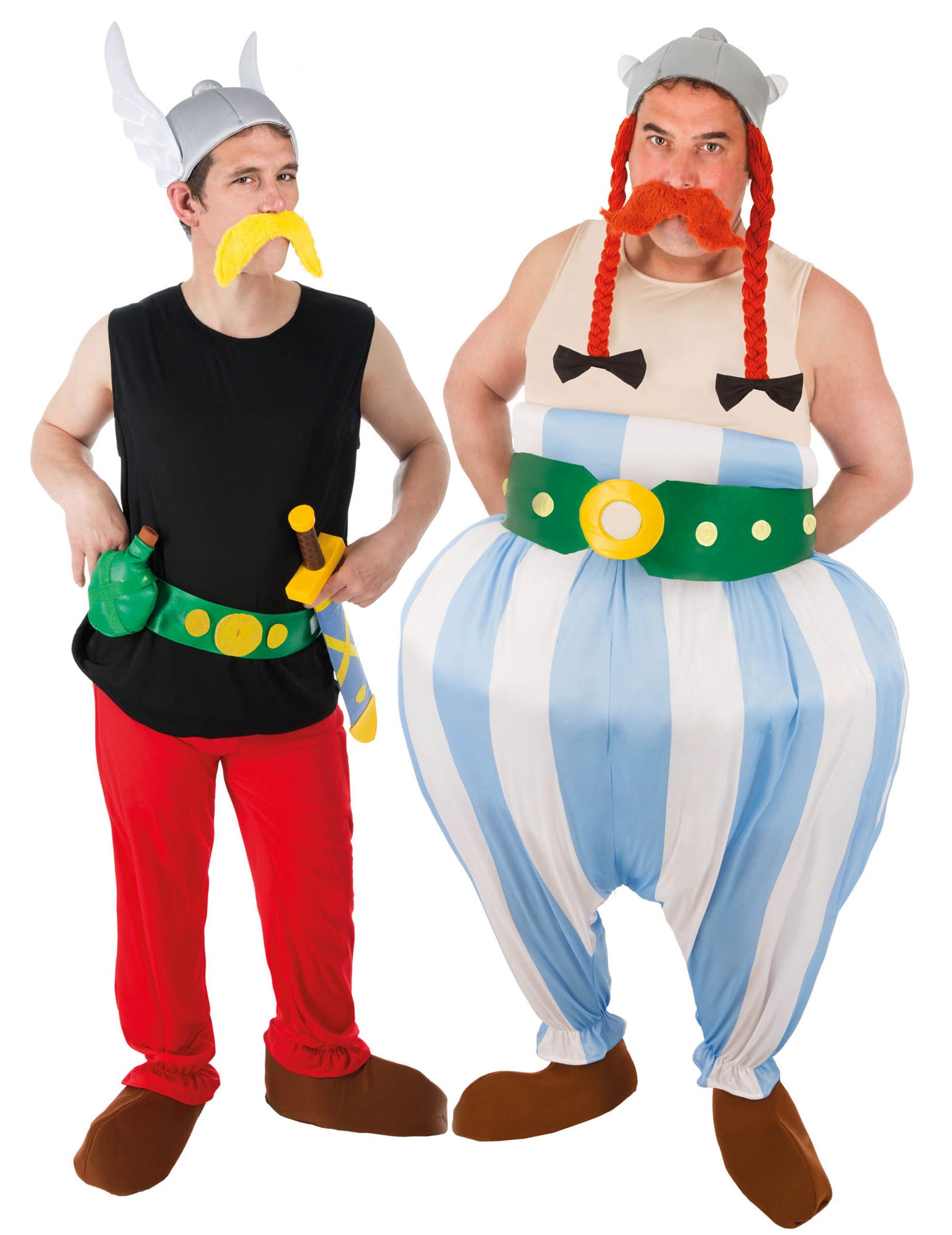 Asterix und Obelix-Paarkostüm für Herren Faschingskostüm bunt von BCI