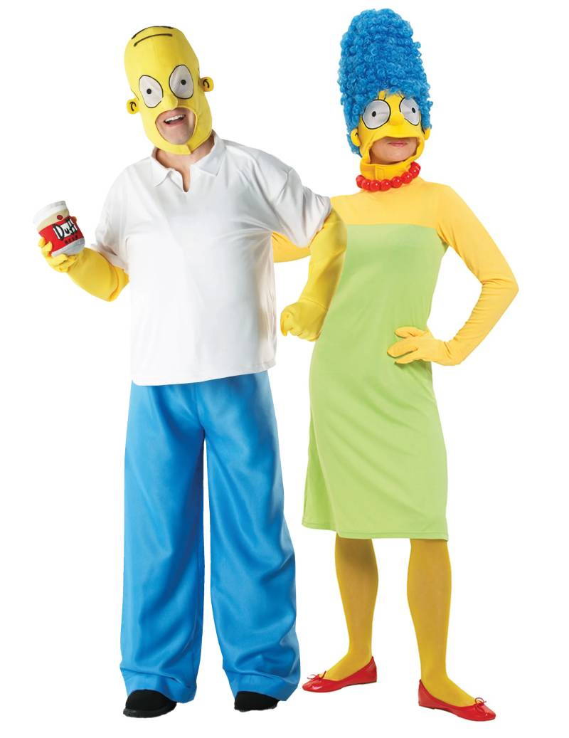 Die Simpsons Paarkostüm Homer und Marge von BCI