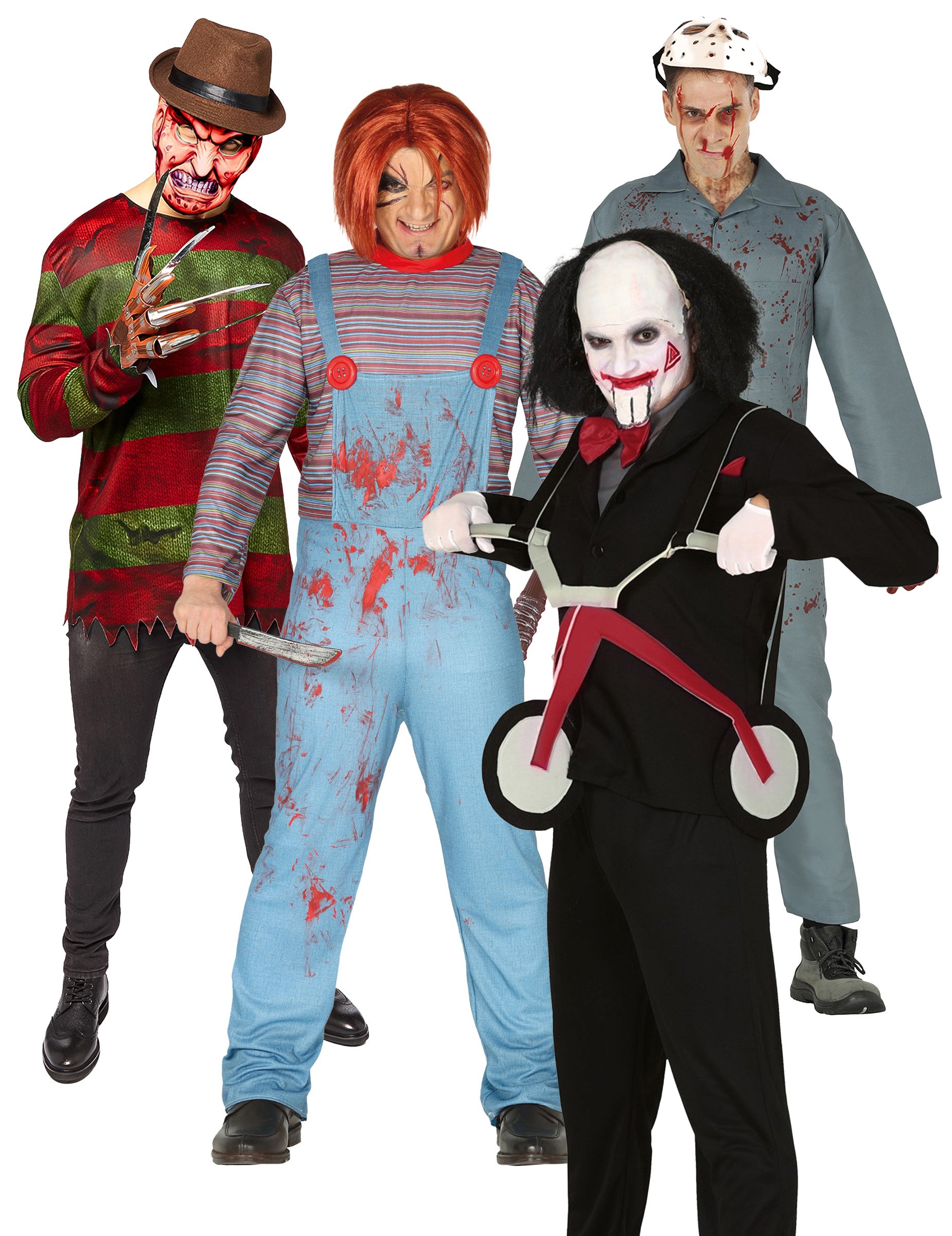 Erwachsenen Gruppenkostüm im Serienmörder Look Erwachsenen Gruppenkostüm im Serienmörder Look von BCI