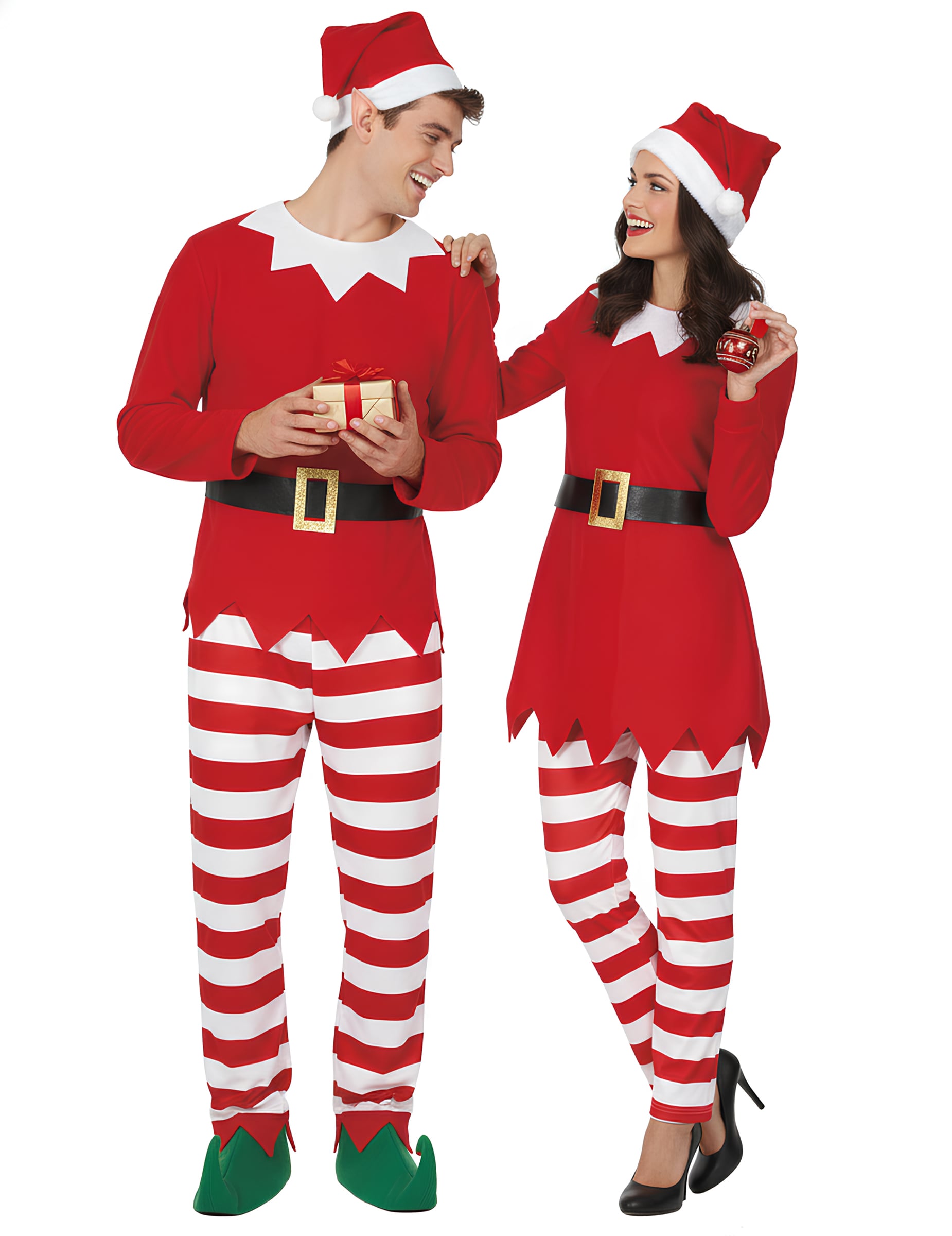 Freches Weihnachts-Elfen Paarkostüm für Erwachsene Freches Weihnachts-Elfen Paarkostüm für Erwachsene von BCI