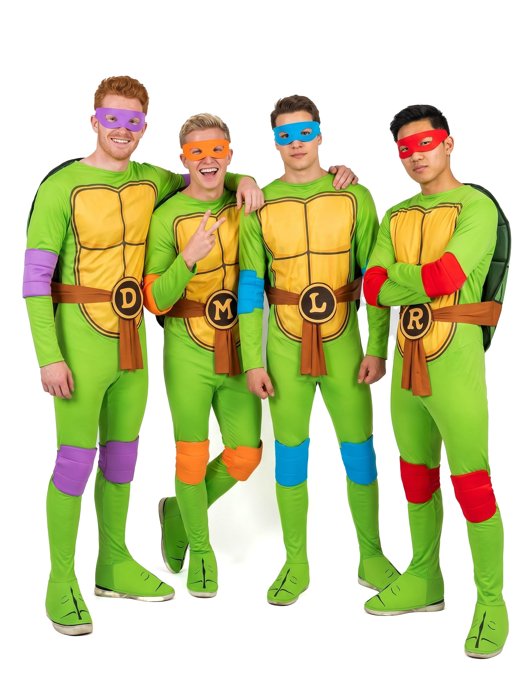 Gruppen-Kostüm der Ninja Turtles für Erwachsene Gruppen-Kostüm der Ninja Turtles für Erwachsene von BCI