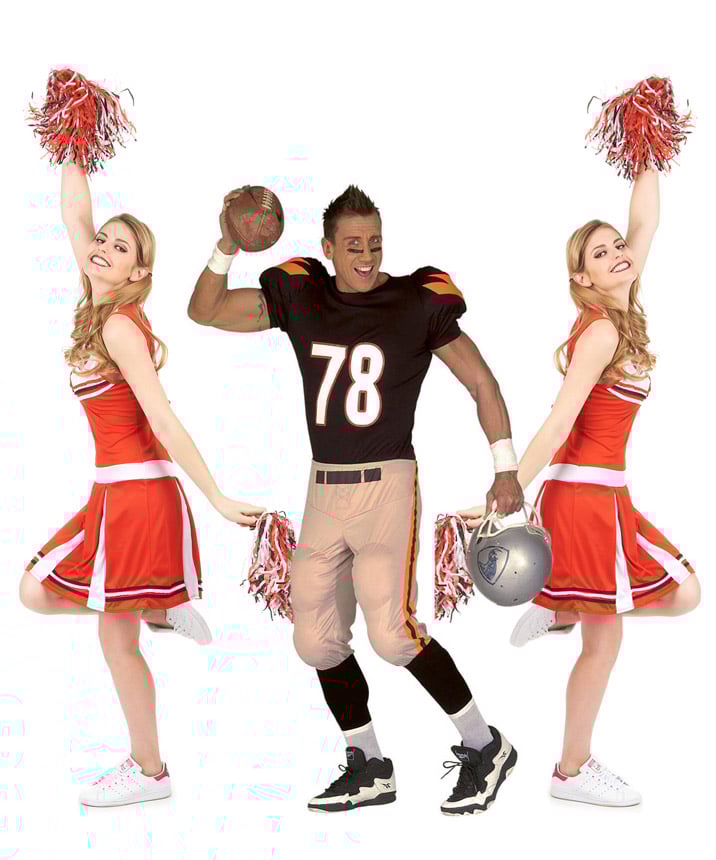 Gruppenkostüm Football Cheerleader Erwachsene Gruppenkostüm Football Cheerleader Erwachsene von BCI
