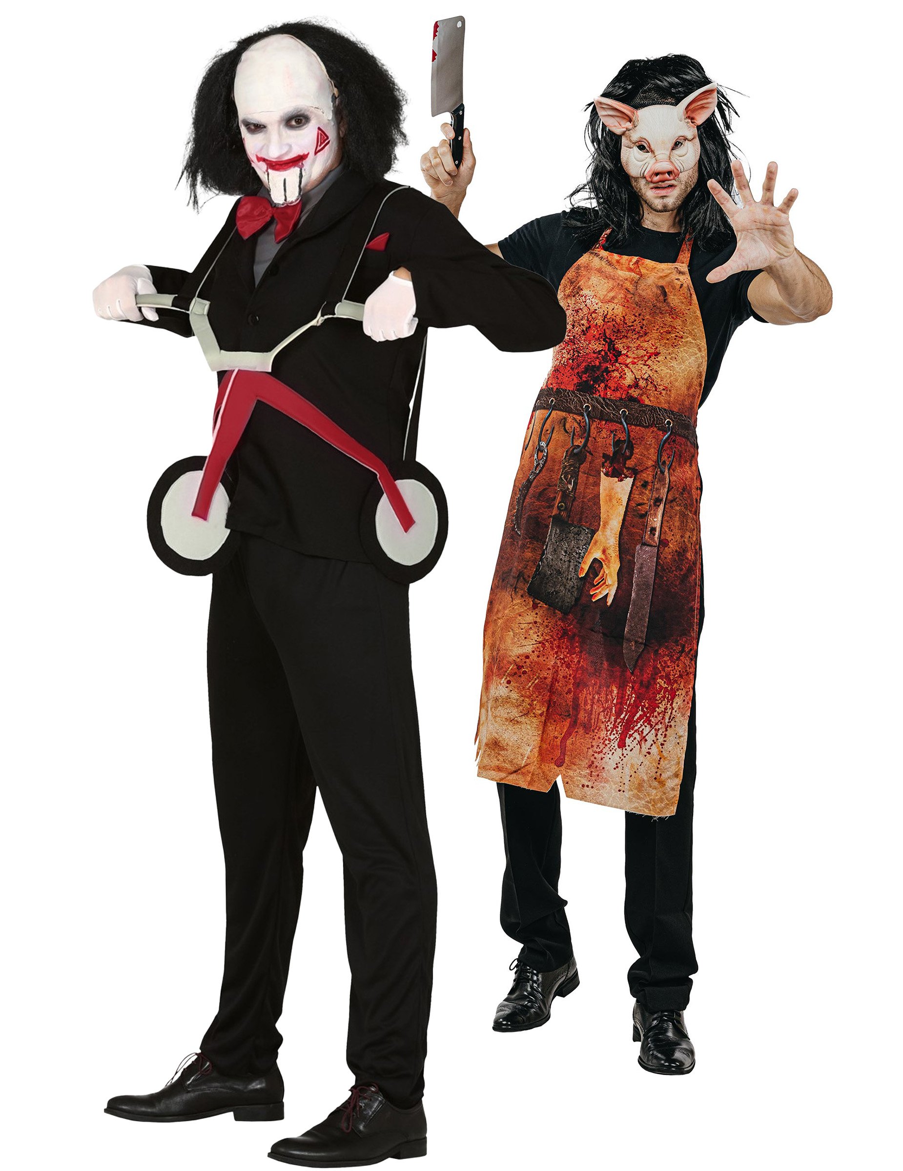 Gruseliges Metzger Paarkostüm für Erwachsene Gruseliges Metzger Paarkostüm für Erwachsene von BCI