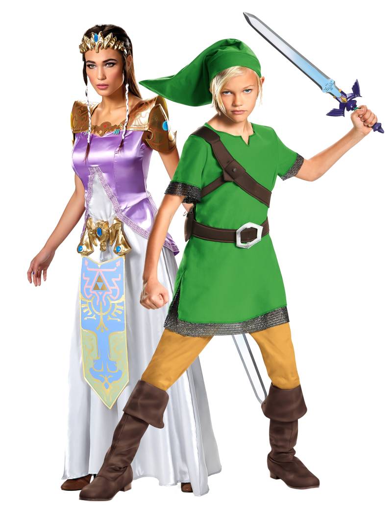 Hyrule Duo Zelda und Link Paarkostüm Mutter und Kind von BCI