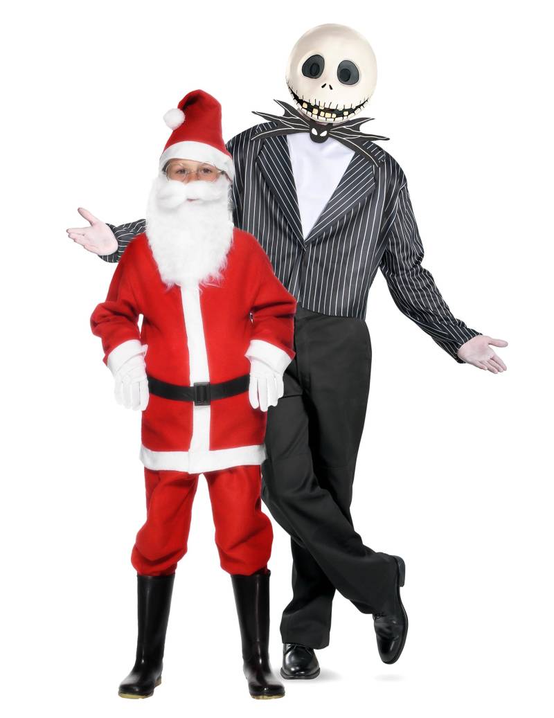 Jack Skellington Paarkostüm und Weihnachtsmann Eltern und Kinder von BCI