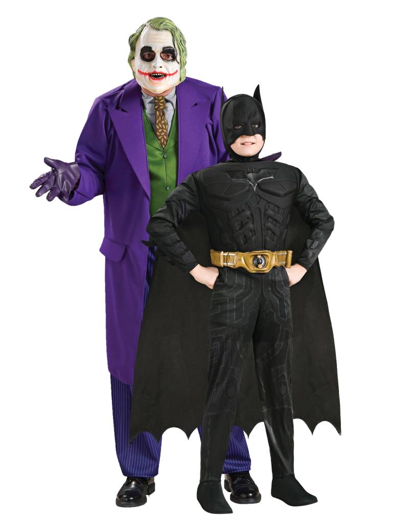 Joker und Batman Paarkostüm Eltern-Kind von BCI