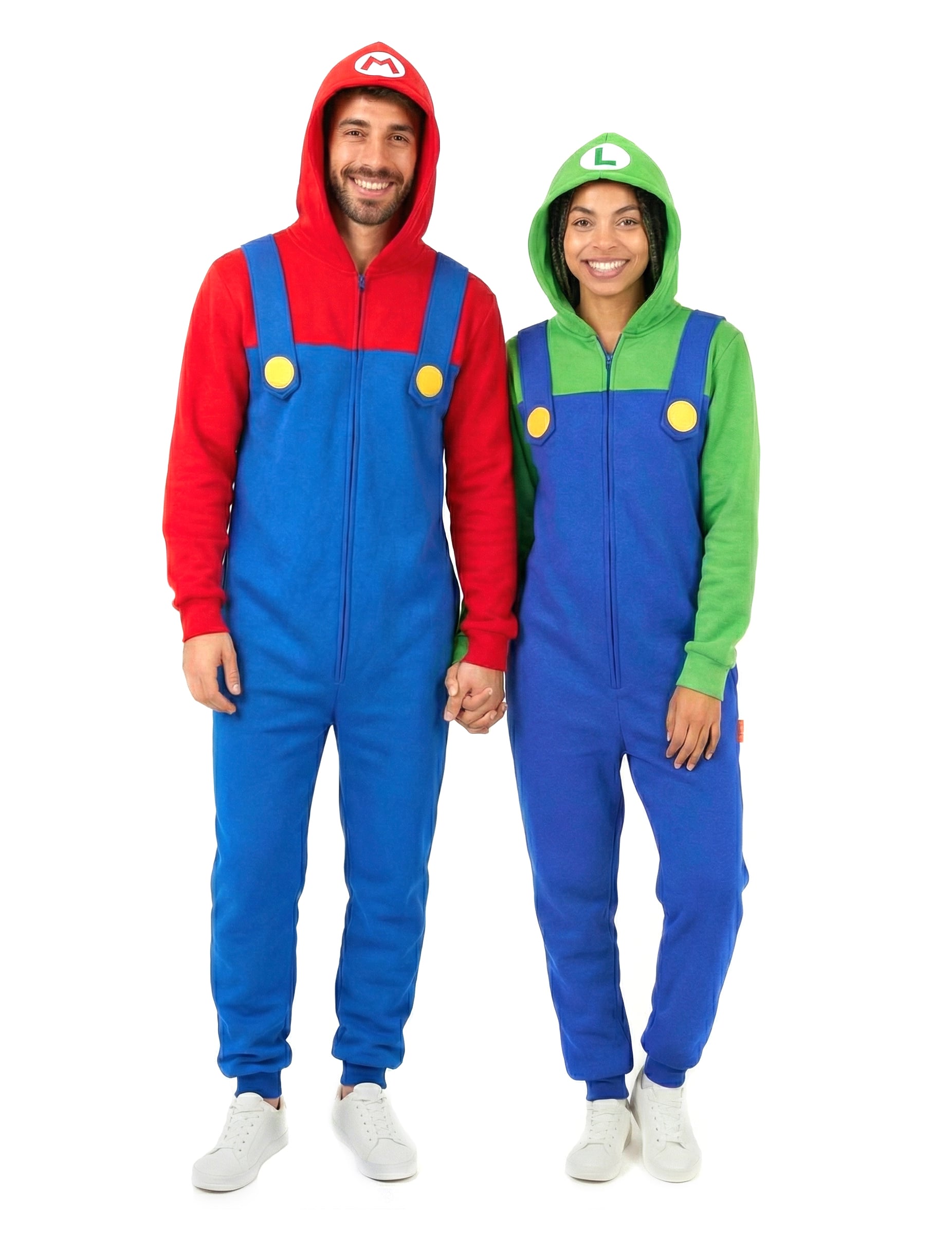 Mario und Luigi-Overall-Paarkostüm für Erwachsene Mario und Luigi-Overall-Paarkostüm für Erwachsene von BCI