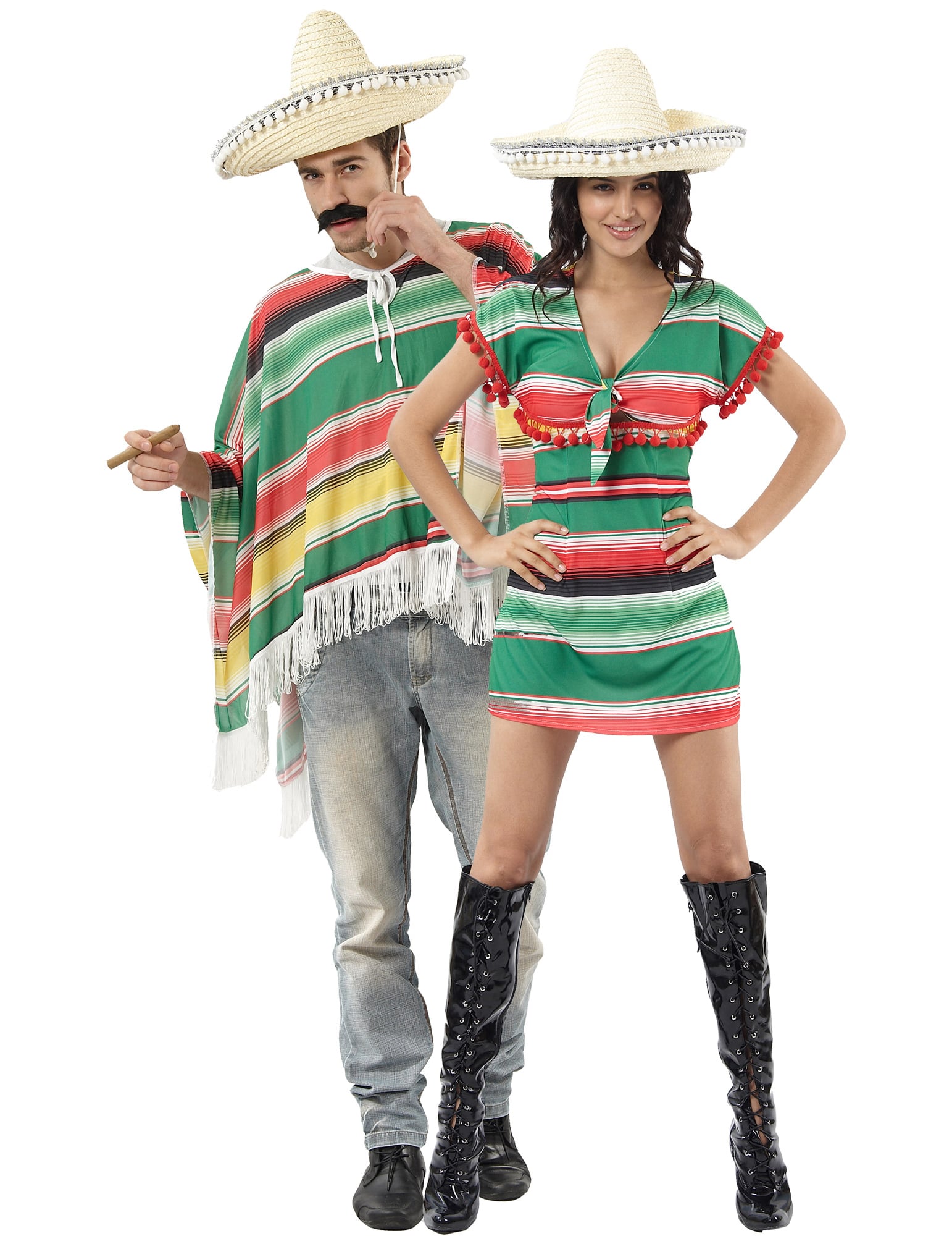 Mexikanisches Paarkostüm für Erwachsene Mexikanisches Paarkostüm für Erwachsene von BCI