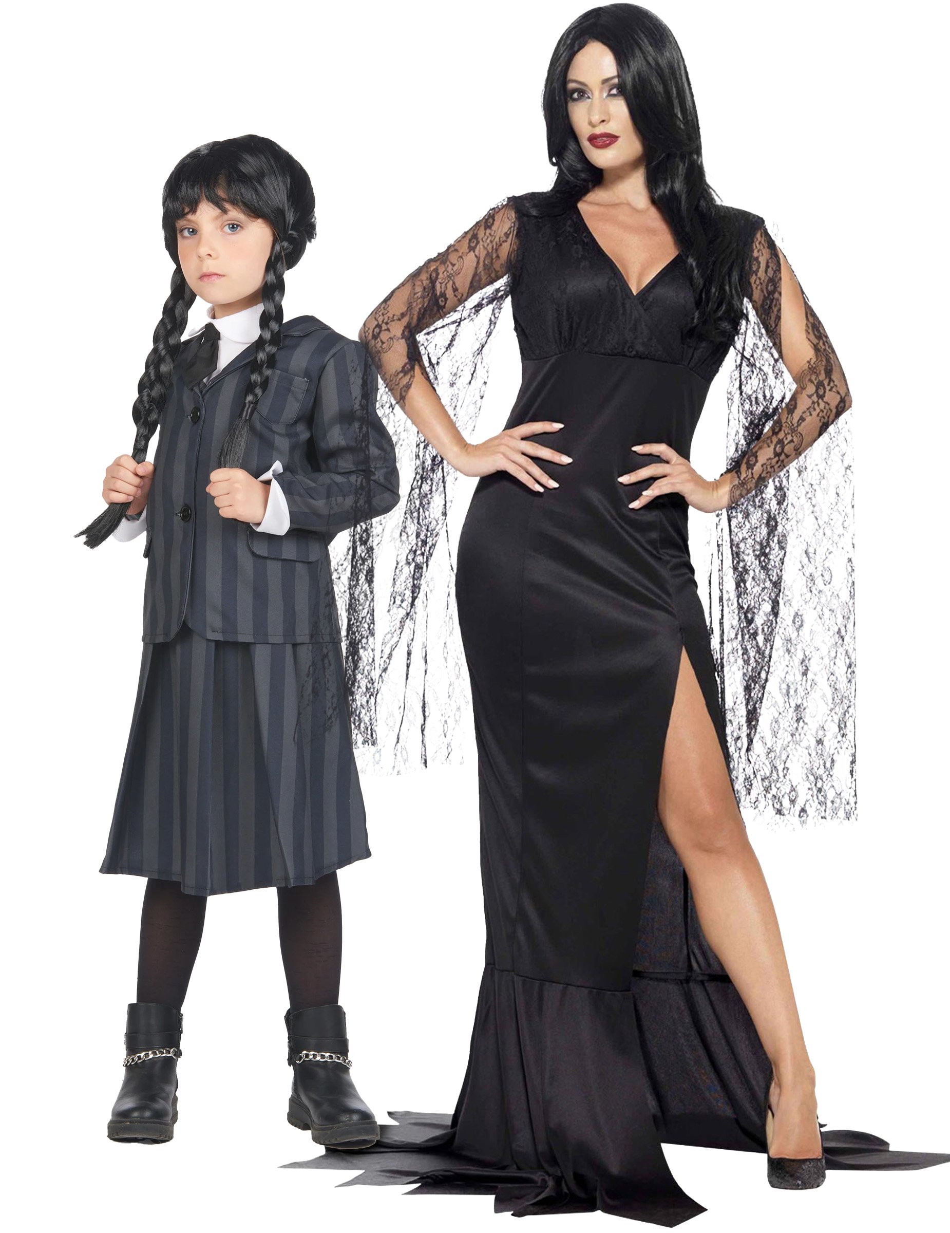Morbides Paarkostüm für Frau und Kind Morbides Paarkostüm für Frau und Kind von BCI