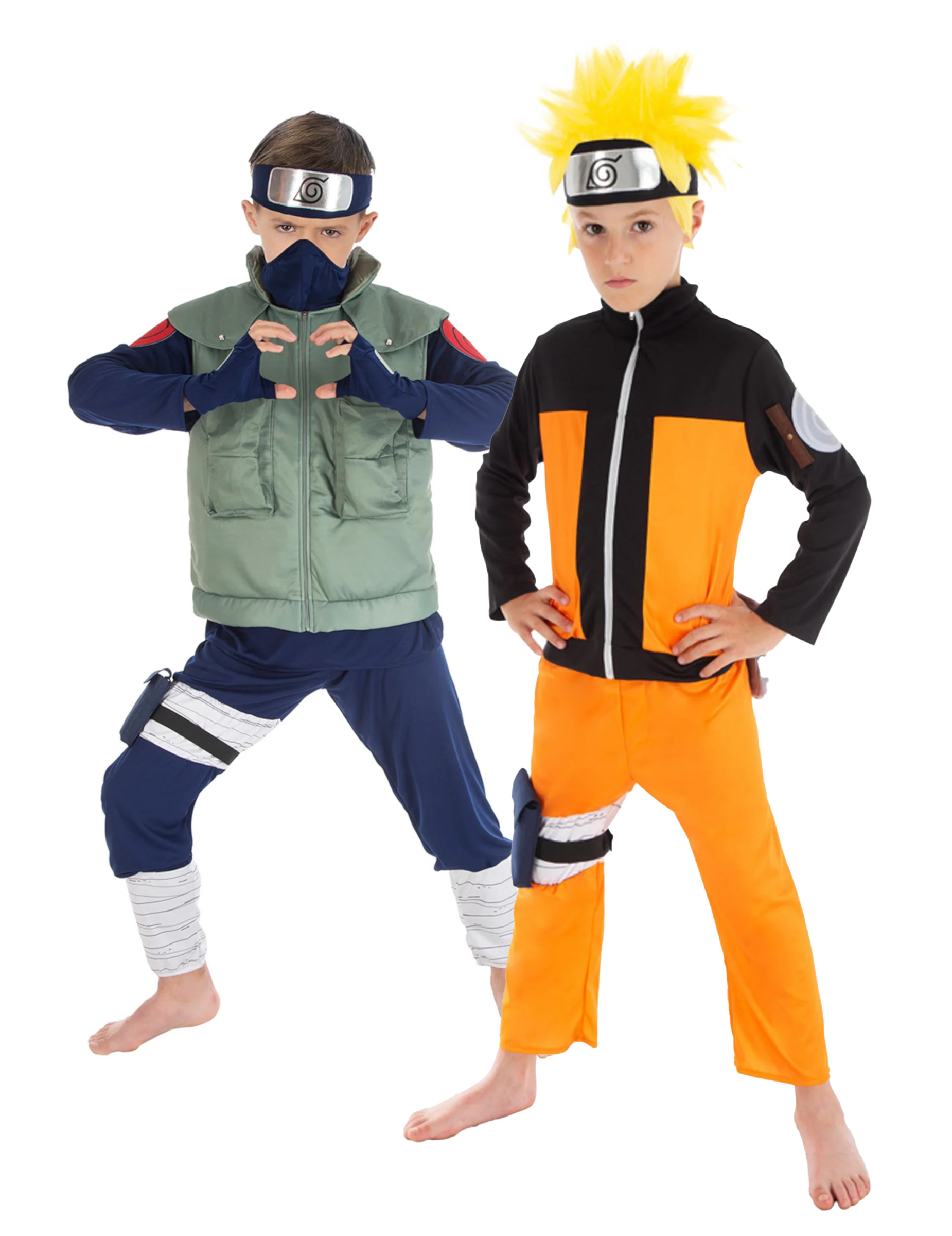 Naruto und Kakashi Hatake Paarkostüm für Kinder von BCI