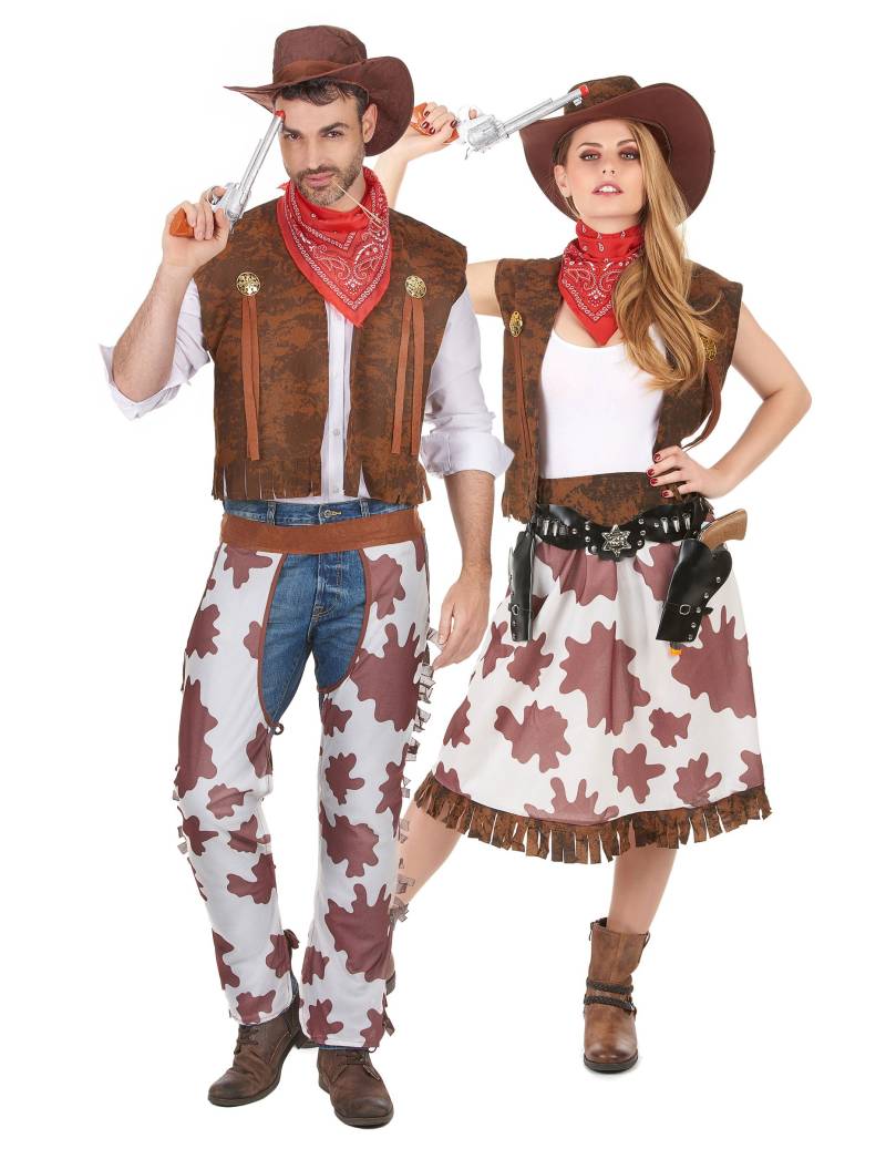 Paarkostüm Wilder Westen Cowboy und Cowgirl von BCI