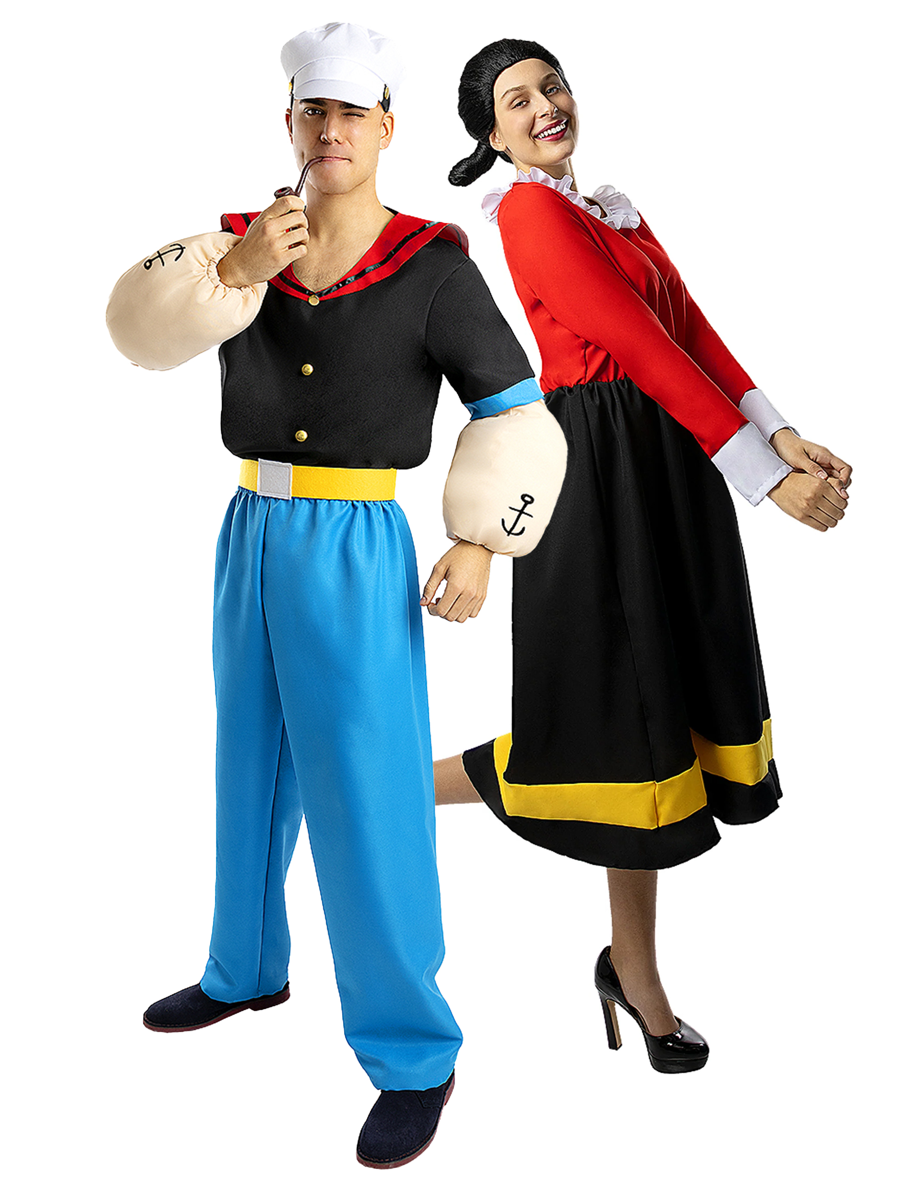 Popeye und Olivia Paarkostüm erwachsene von BCI