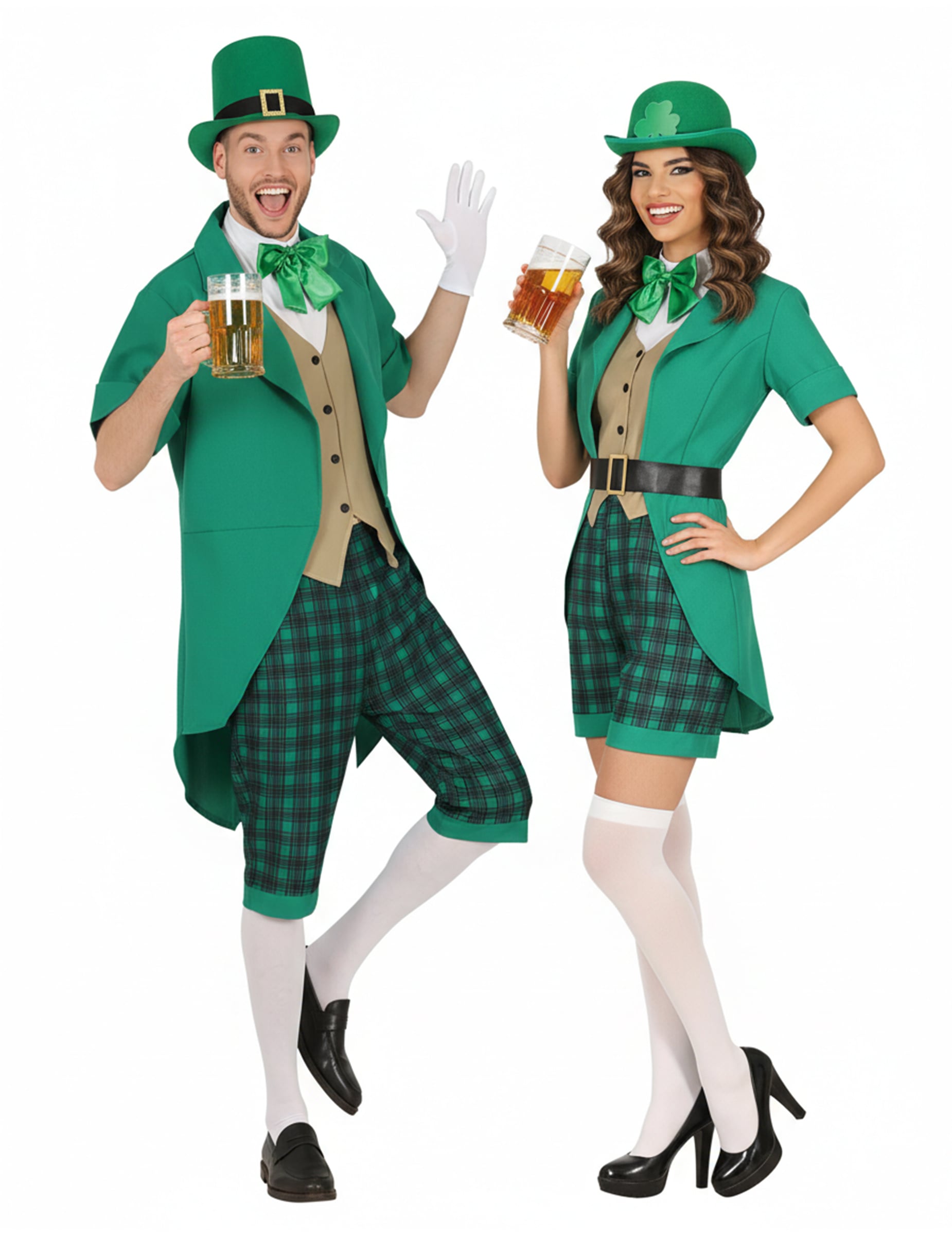 St. Patricks Day Paarkostüm Mr. + Mrs. für Erwachsene St. Patricks Day Paarkostüm Mr. + Mrs. für Erwachsene von BCI