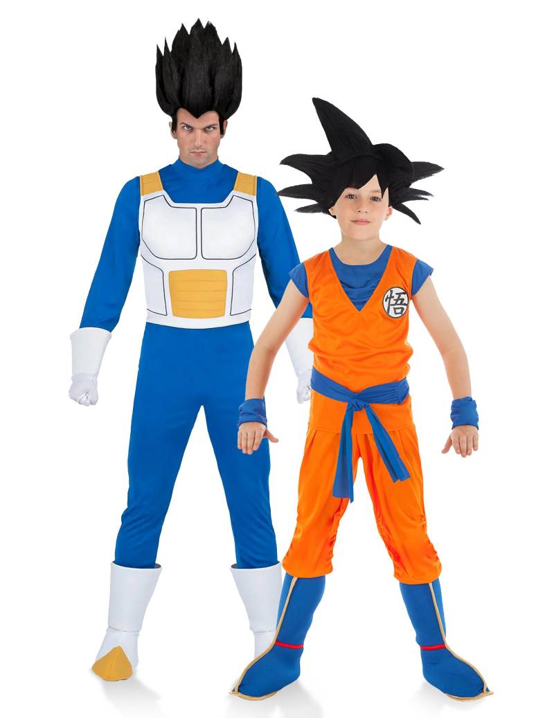 Vegeta und Goku Eltern Kinder Kostüm von BCI