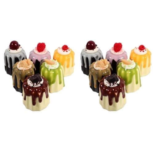 BCJMKDX künstliches Brot, Lebensmittel 12 Stück Jelly Mini Kuchen Dekorationen Kuchen Modelle Foto Requisiten Kuchen Modelle Kuchen Requisiten Gefälschte Kuchen Gefälschte Desserts BCJMKDX künstliches Brot, Lebensmittel 12 Stück Jelly Mini Kuchen Dekorationen Kuchen Modelle Foto Requisiten Kuchen Modelle Kuchen Requisiten Gefälschte Kuchen Gefälschte Desserts von BCJMKDX