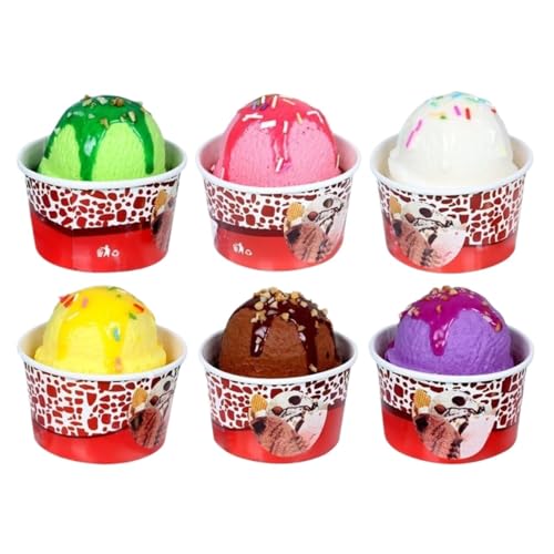 BCJMKDX künstliches Brot, Lebensmittel 6 Stück Künstliches Eiscreme-Modell Gefälschtes Dessert-Modell Simulation Lebensmittel-Display Foto-Requisiten Gefälschte Desserts BCJMKDX künstliches Brot, Lebensmittel 6 Stück Künstliches Eiscreme-Modell Gefälschtes Dessert-Modell Simulation Lebensmittel-Display Foto-Requisiten Gefälschte Desserts von BCJMKDX