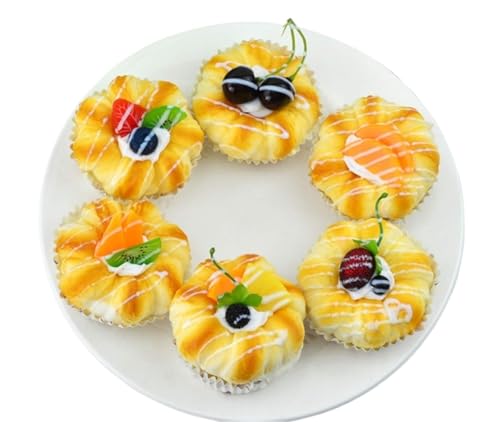 BCJMKDX künstliches Brot, Lebensmittel 6Pcs Realistische Künstliche Gefälschte Brot Dessert Modell Home Staging Handwerk Fotografie Requisiten Gefälschte Desserts BCJMKDX künstliches Brot, Lebensmittel 6Pcs Realistische Künstliche Gefälschte Brot Dessert Modell Home Staging Handwerk Fotografie Requisiten Gefälschte Desserts von BCJMKDX