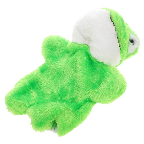 1Stk Handpuppe Spielzeug kuschelig die bescherung handspielpuppen spielsachen Toys scrump plüsch interaktive Marionette Geschichte erzählende Marionette Geschichte Marionette Green BCOATH von BCOATH