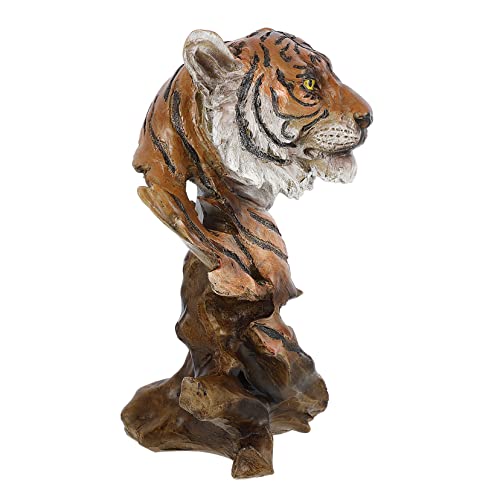 BCOATH 1 STK Tigerkopfverzierung Desktop-tierstatuen Feng Shui Tierverzierung 2022 Sternzeichen Tierfigur Feng-Shui Lebhaftes Tigerdekor Stylisches Tiger-Modell Tiger-schmuck Harz von BCOATH