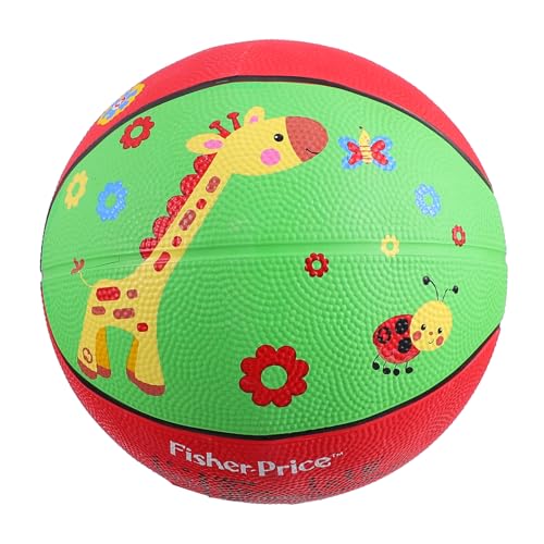 BCOATH 1 STK der Ball kinderball Kinder Sport spielsachen Outdoor basketack Toys flummiset Basketball drinnen -Basketballkorb Spielzeug Kindersportball Cartoon-Gummiball Green von BCOATH