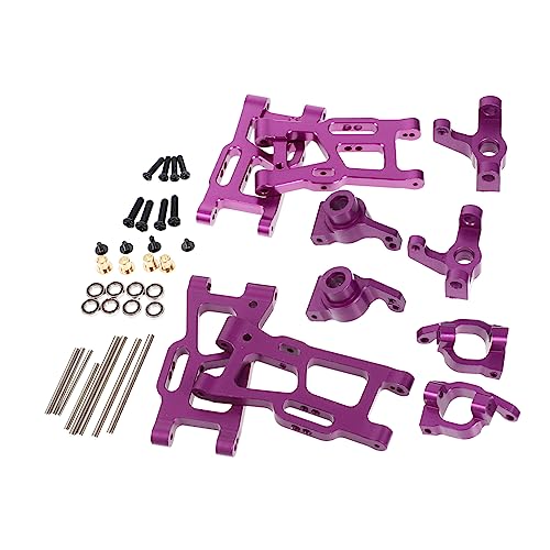 BCOATH 1 Satz 124019 Teile Professioneller Rc-car-ersatz Rc Auto Ersatz Tragbare Spielzeugteile Rc-Teile Rc Auto Versorgung Klebeband Kugel Klebeband Autoteile Aluminiumlegierung Violett von BCOATH