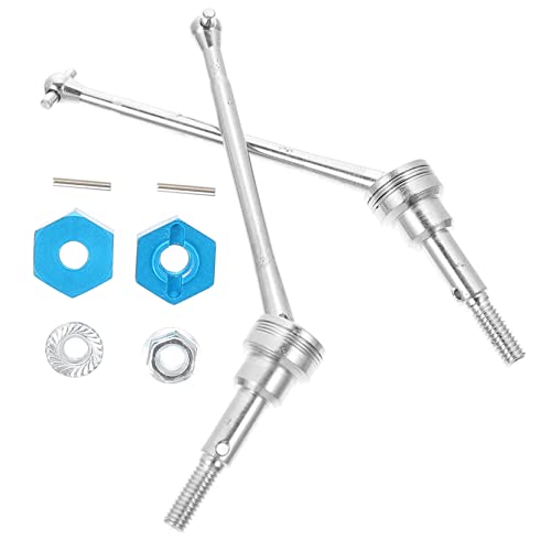 BCOATH 1 Satz 12423 Antriebswelle RC car Drive Shaft Front universal Drive Shaft Vorderachse reparieren 12423 vordere Antriebswelle bequemer Schaftwechsel Remote-Auto-Versorgung Silver von BCOATH