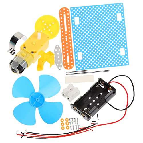 BCOATH 1 Satz DIY-Generator Autospielzeug Für Kinder Wissenschaftliche Experimente Für Kinder Kidcraft-spielset Wissenschaftskoffer Für Kinder Elektrischer Kreislauf Auto-Fan Plastik von BCOATH