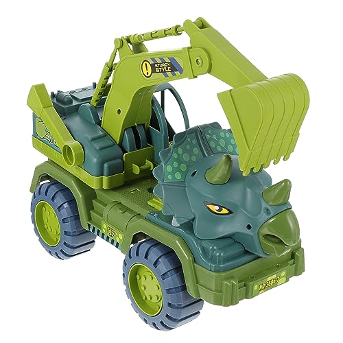 BCOATH 1 Satz Dinosaurier ziehen Auto zurück Lernspielzeug für Kinder Autospielzeug für Kinder kinderspielzeug Auto Kinder puppenwagen Dinosaurier-Spielzeug Dinosaurier-Modelle Plastik von BCOATH