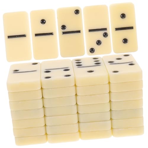 BCOATH 1 Satz Domino Party-Brettspiele Schachbretter für Erwachsene Kinder bausteine ​​Spielzeug interaktives Spielzeug dekompressionsspielzeug Board Game Boardgames Black Spot Melamin von BCOATH