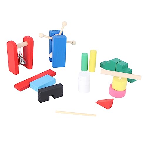 BCOATH 1 Satz Domino-mechanismus Dominostein-Spielzeug Spielsteine ​​stapeln Domino-rennspielzeugspiel Dominospiel Für Kinder Kind Bausteine Domino-Auto-Spielzeug Kinderspielzeug Hölzern von BCOATH