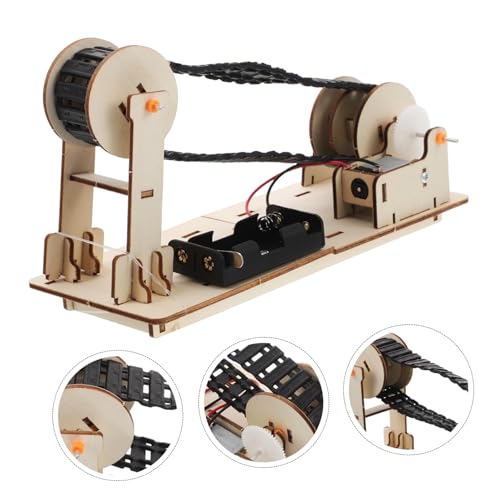 BCOATH 1 Satz Experimentelle Produktion Bausatz Zahnräder -wissenschafts-kit Baukasten Holzmodellbausätze Für Wissenschafts-kits Für Hölzern von BCOATH